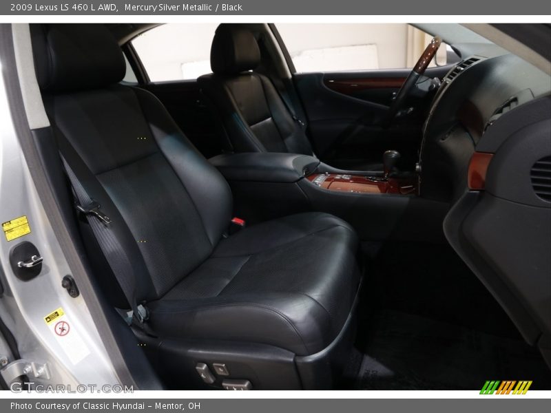 Mercury Silver Metallic / Black 2009 Lexus LS 460 L AWD