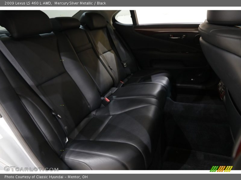 Mercury Silver Metallic / Black 2009 Lexus LS 460 L AWD