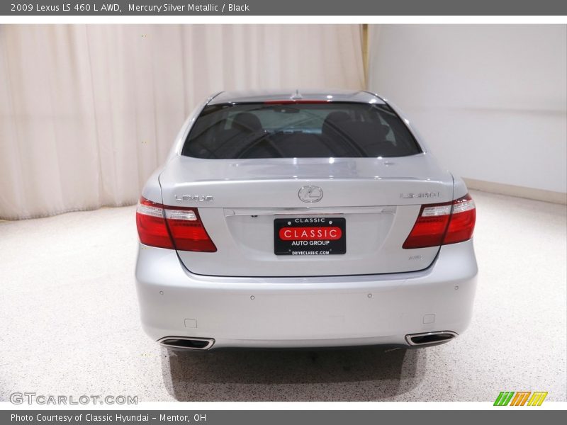 Mercury Silver Metallic / Black 2009 Lexus LS 460 L AWD