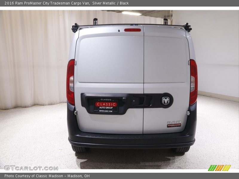 Silver Metallic / Black 2016 Ram ProMaster City Tradesman Cargo Van