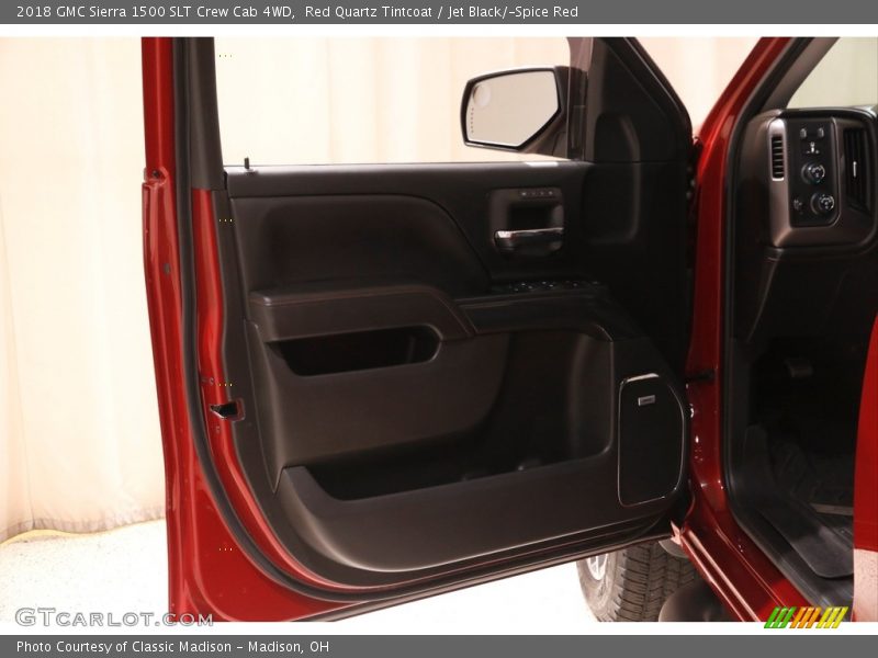 Red Quartz Tintcoat / Jet Black/­Spice Red 2018 GMC Sierra 1500 SLT Crew Cab 4WD