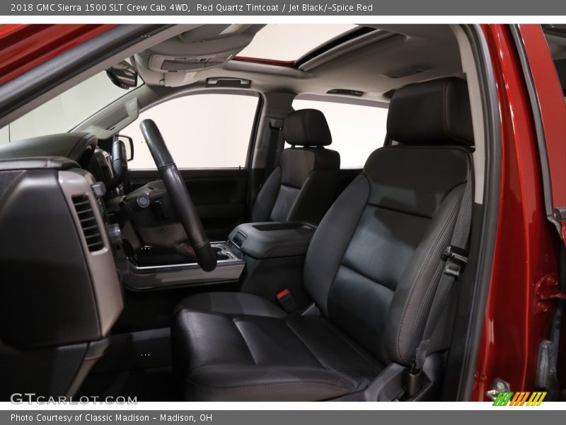 Red Quartz Tintcoat / Jet Black/­Spice Red 2018 GMC Sierra 1500 SLT Crew Cab 4WD