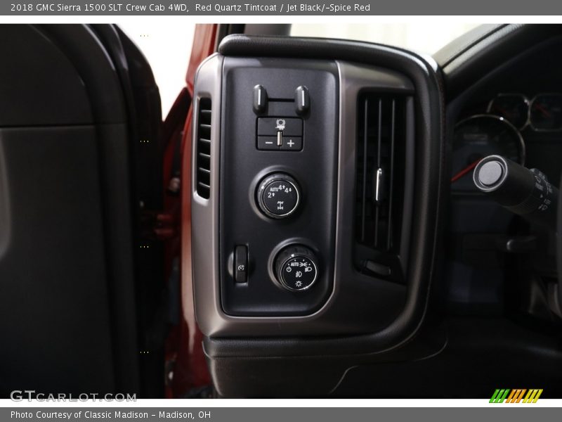 Red Quartz Tintcoat / Jet Black/­Spice Red 2018 GMC Sierra 1500 SLT Crew Cab 4WD
