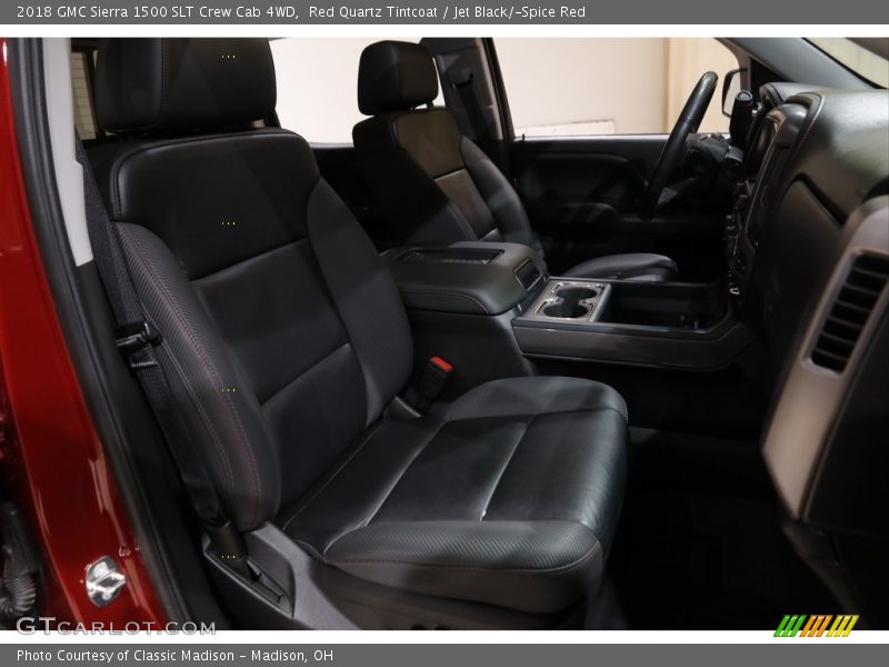 Red Quartz Tintcoat / Jet Black/­Spice Red 2018 GMC Sierra 1500 SLT Crew Cab 4WD