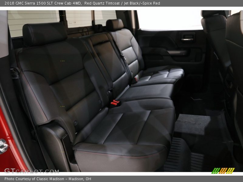 Red Quartz Tintcoat / Jet Black/­Spice Red 2018 GMC Sierra 1500 SLT Crew Cab 4WD