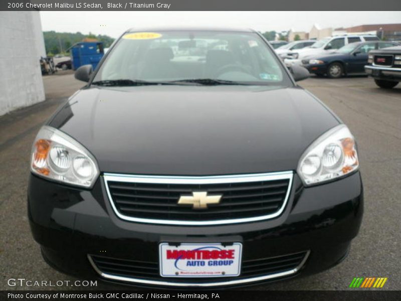Black / Titanium Gray 2006 Chevrolet Malibu LS Sedan
