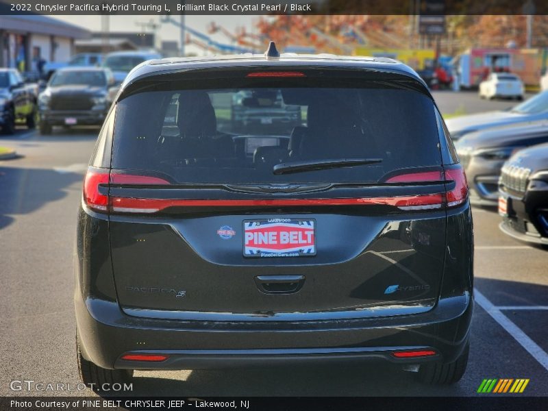 Brilliant Black Crystal Pearl / Black 2022 Chrysler Pacifica Hybrid Touring L