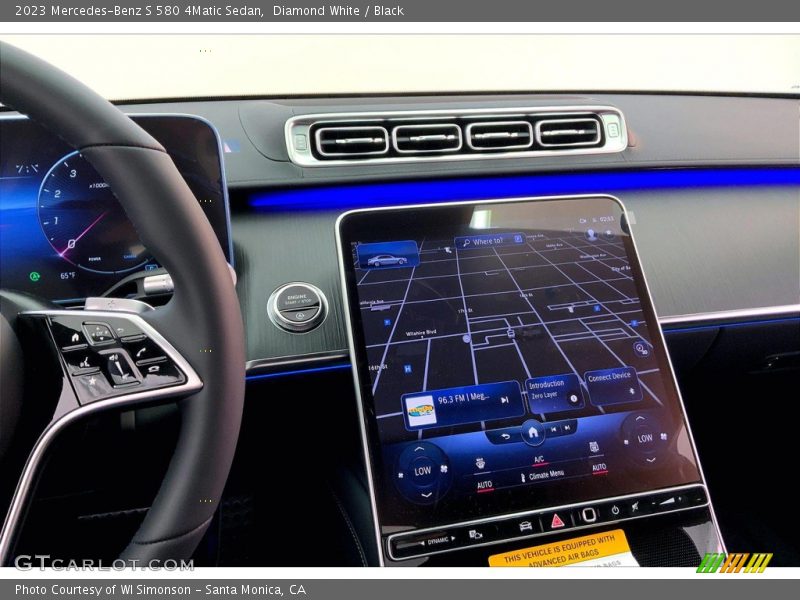 Navigation of 2023 S 580 4Matic Sedan
