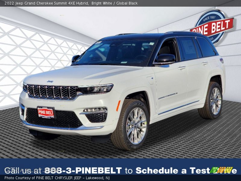 Bright White / Global Black 2022 Jeep Grand Cherokee Summit 4XE Hybrid