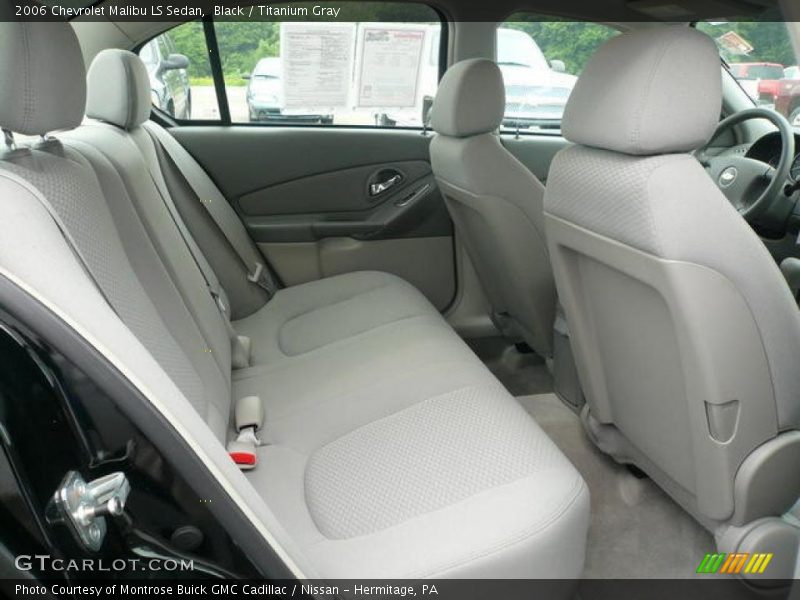 Black / Titanium Gray 2006 Chevrolet Malibu LS Sedan