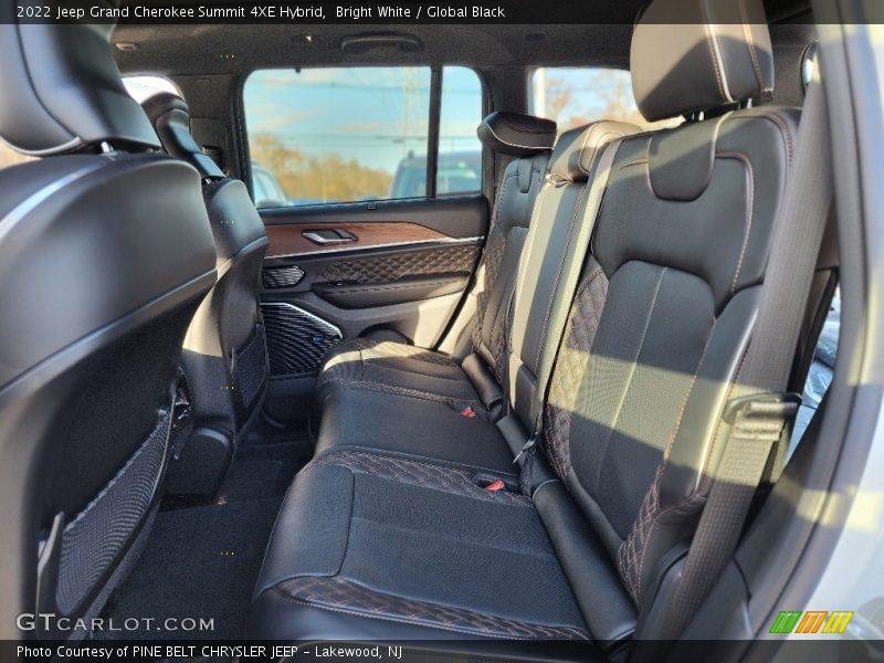 Rear Seat of 2022 Grand Cherokee Summit 4XE Hybrid
