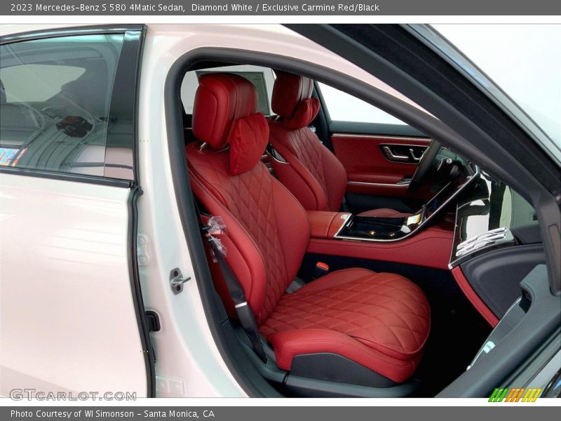  2023 S 580 4Matic Sedan Exclusive Carmine Red/Black Interior
