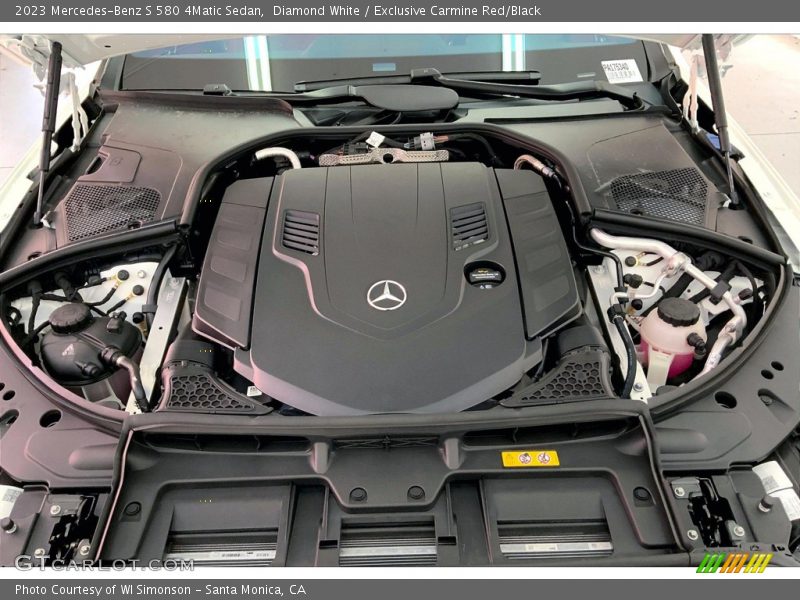  2023 S 580 4Matic Sedan Engine - 4.0 Liter DI biturbo DOHC 32-Valve VVT V8