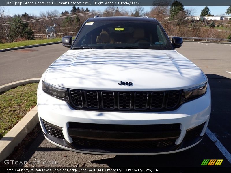 Bright White / Tupelo/Black 2023 Jeep Grand Cherokee L Summit Reserve 4WD