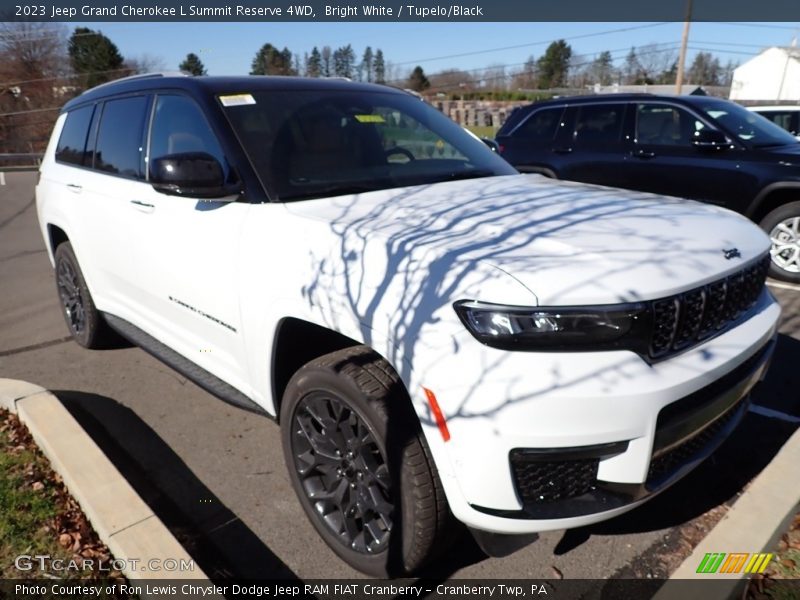 Bright White / Tupelo/Black 2023 Jeep Grand Cherokee L Summit Reserve 4WD