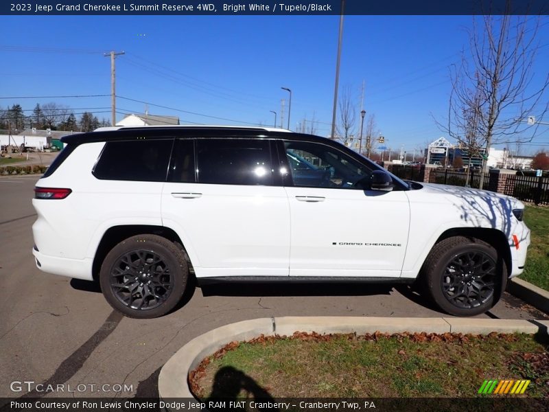 Bright White / Tupelo/Black 2023 Jeep Grand Cherokee L Summit Reserve 4WD