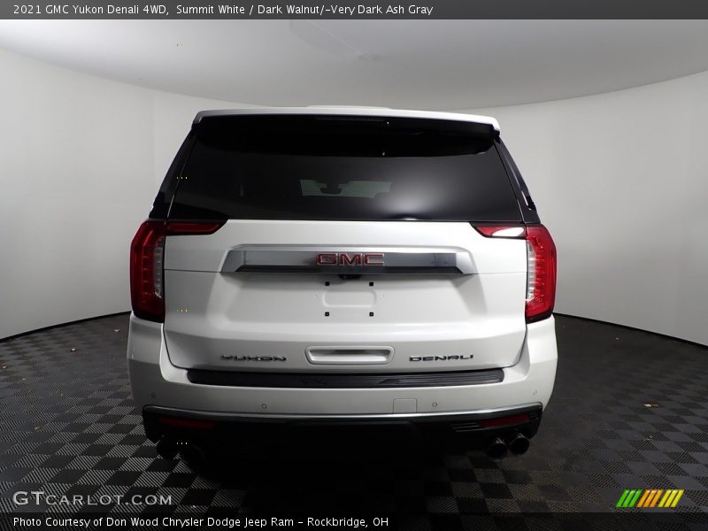 Summit White / Dark Walnut/­Very Dark Ash Gray 2021 GMC Yukon Denali 4WD