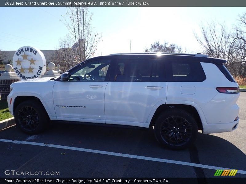 Bright White / Tupelo/Black 2023 Jeep Grand Cherokee L Summit Reserve 4WD