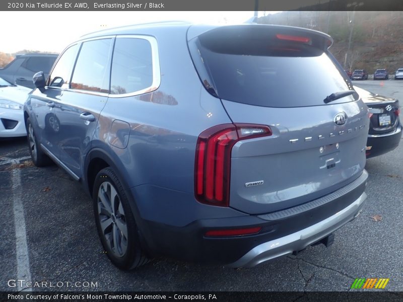 Everlasting Silver / Black 2020 Kia Telluride EX AWD