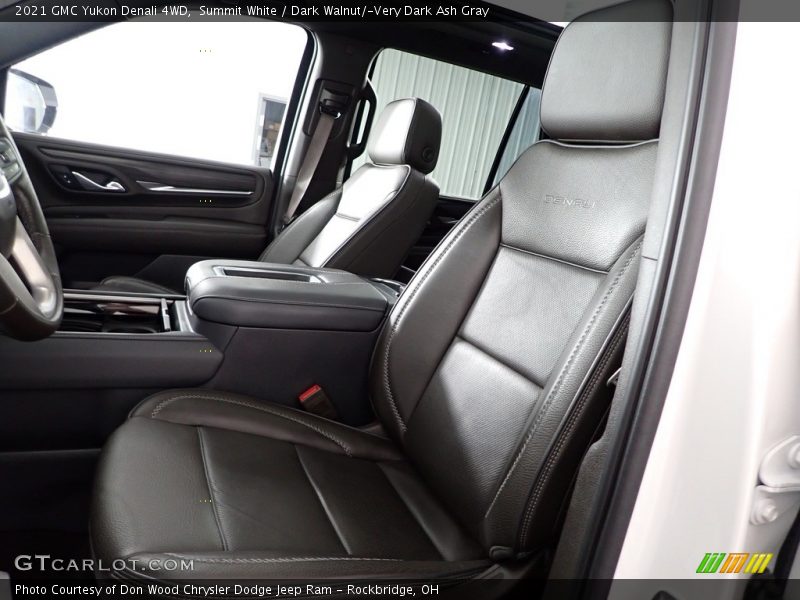 Summit White / Dark Walnut/­Very Dark Ash Gray 2021 GMC Yukon Denali 4WD
