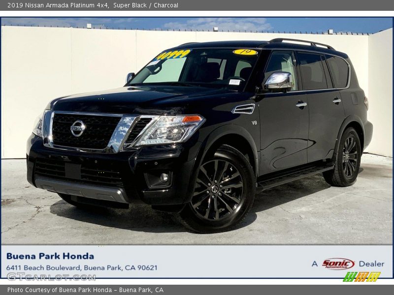 Super Black / Charcoal 2019 Nissan Armada Platinum 4x4