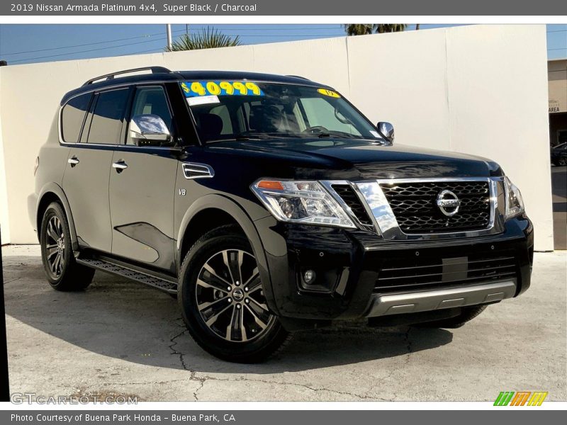 Super Black / Charcoal 2019 Nissan Armada Platinum 4x4