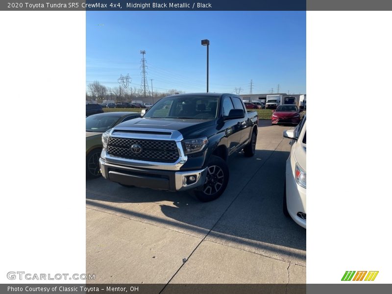 Midnight Black Metallic / Black 2020 Toyota Tundra SR5 CrewMax 4x4
