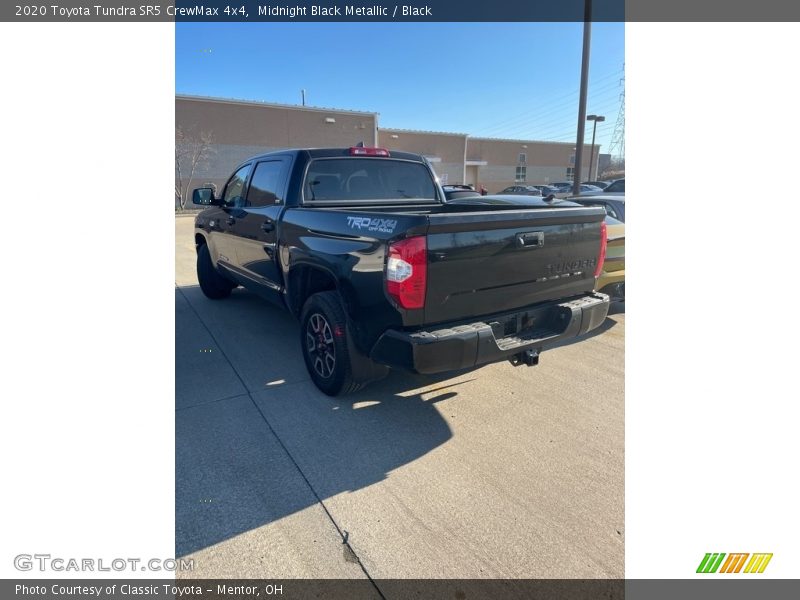 Midnight Black Metallic / Black 2020 Toyota Tundra SR5 CrewMax 4x4