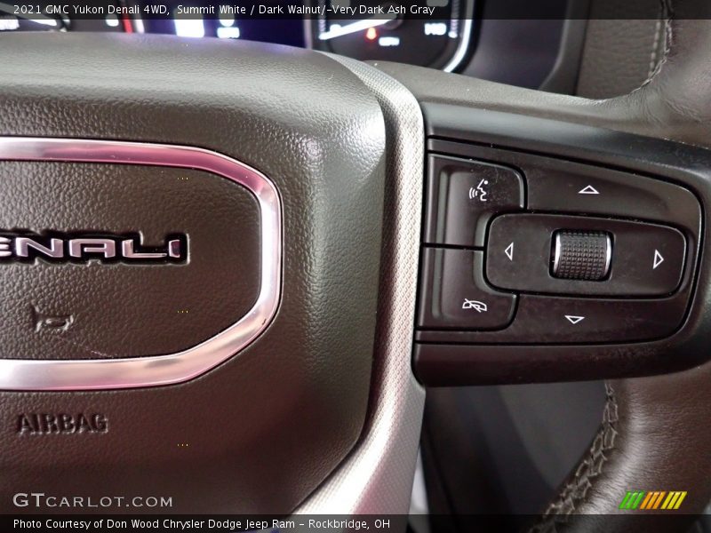 Summit White / Dark Walnut/­Very Dark Ash Gray 2021 GMC Yukon Denali 4WD