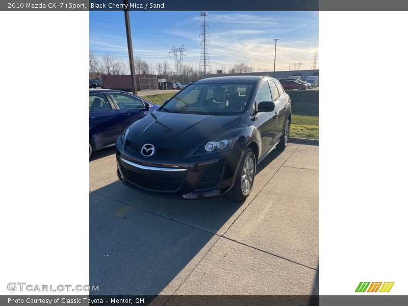 Black Cherry Mica / Sand 2010 Mazda CX-7 i Sport