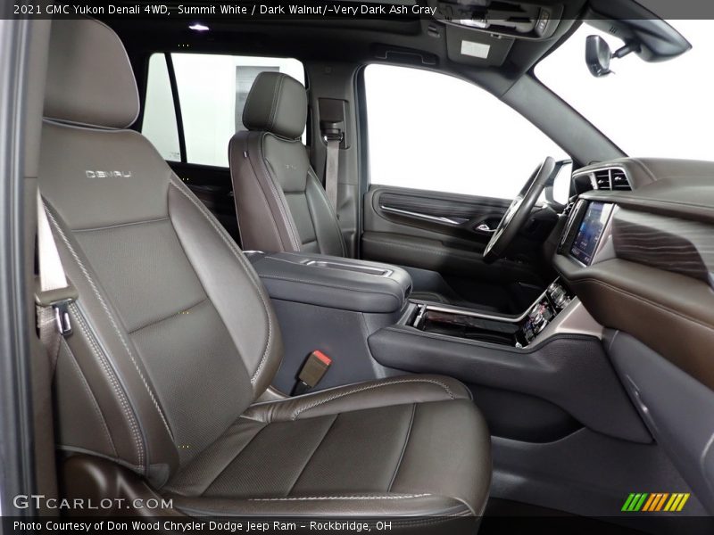 Summit White / Dark Walnut/­Very Dark Ash Gray 2021 GMC Yukon Denali 4WD