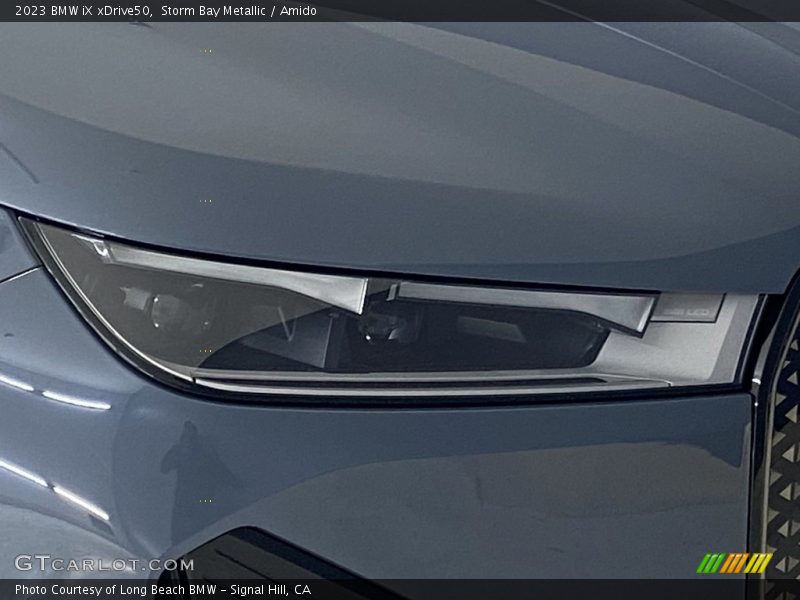 Storm Bay Metallic / Amido 2023 BMW iX xDrive50