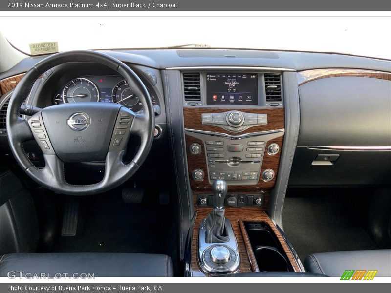 Dashboard of 2019 Armada Platinum 4x4