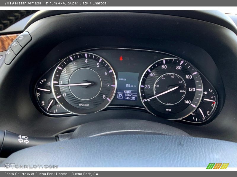  2019 Armada Platinum 4x4 Platinum 4x4 Gauges