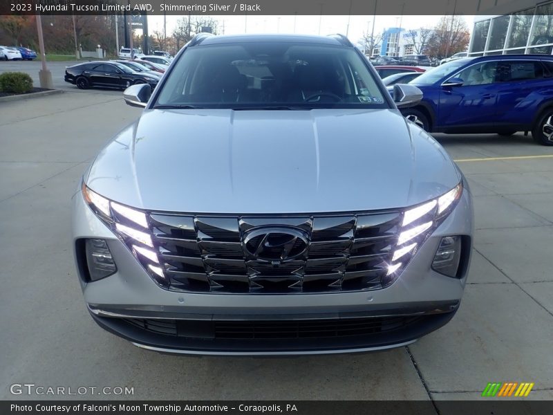 Shimmering Silver / Black 2023 Hyundai Tucson Limited AWD