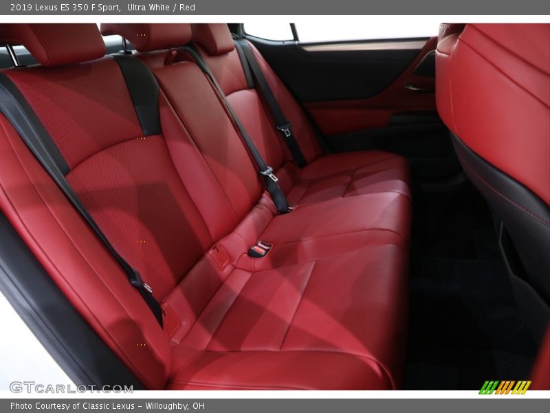 Ultra White / Red 2019 Lexus ES 350 F Sport