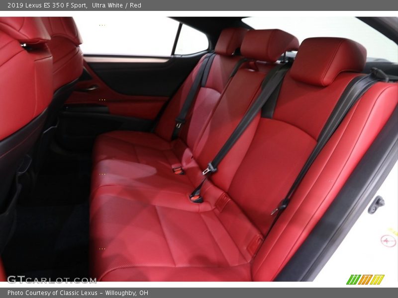 Ultra White / Red 2019 Lexus ES 350 F Sport