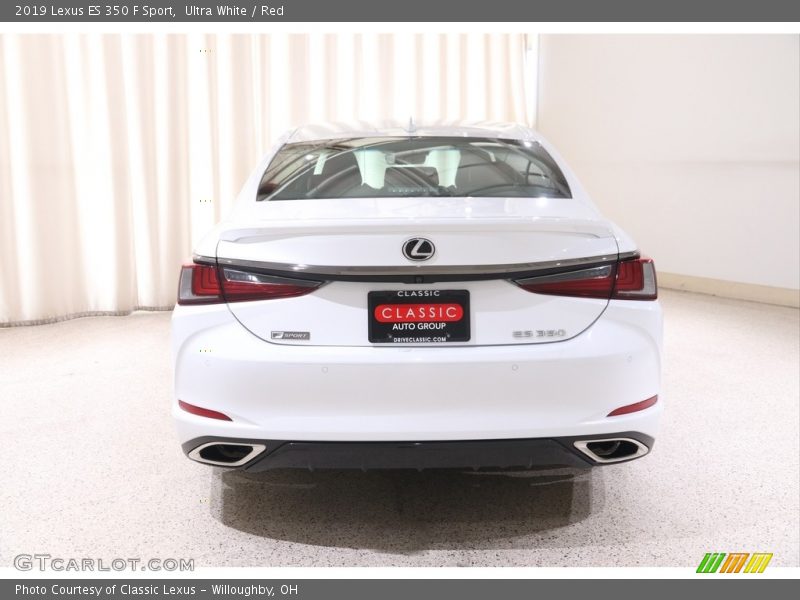 Ultra White / Red 2019 Lexus ES 350 F Sport