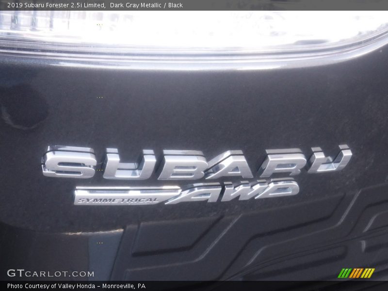 Dark Gray Metallic / Black 2019 Subaru Forester 2.5i Limited