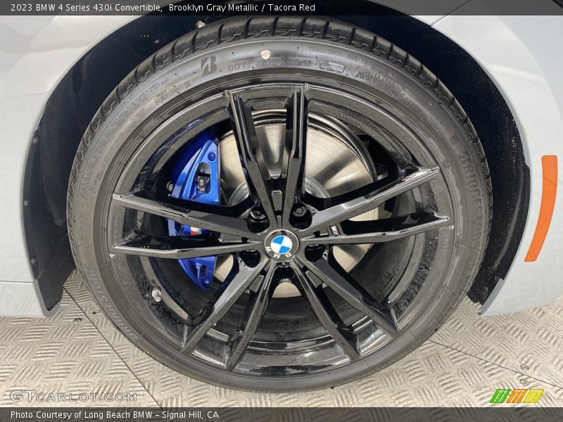 Brooklyn Gray Metallic / Tacora Red 2023 BMW 4 Series 430i Convertible