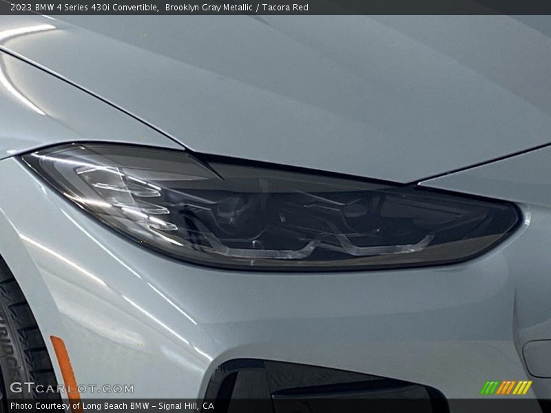 Brooklyn Gray Metallic / Tacora Red 2023 BMW 4 Series 430i Convertible