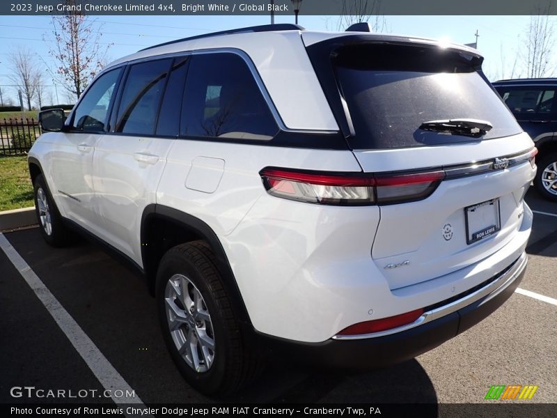 Bright White / Global Black 2023 Jeep Grand Cherokee Limited 4x4