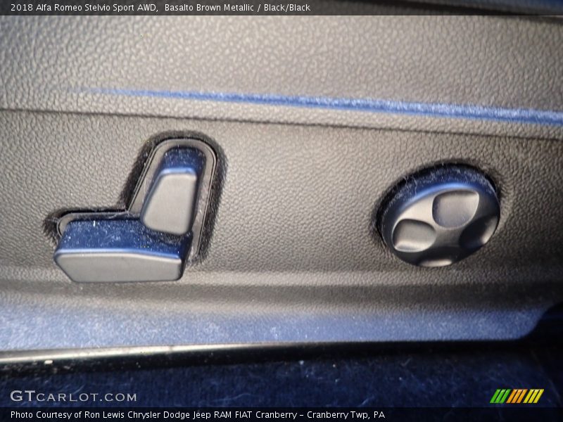 Basalto Brown Metallic / Black/Black 2018 Alfa Romeo Stelvio Sport AWD