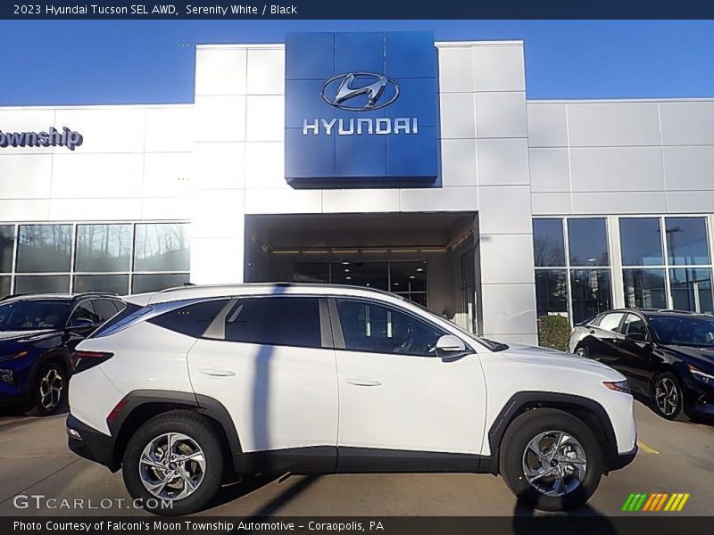 Serenity White / Black 2023 Hyundai Tucson SEL AWD