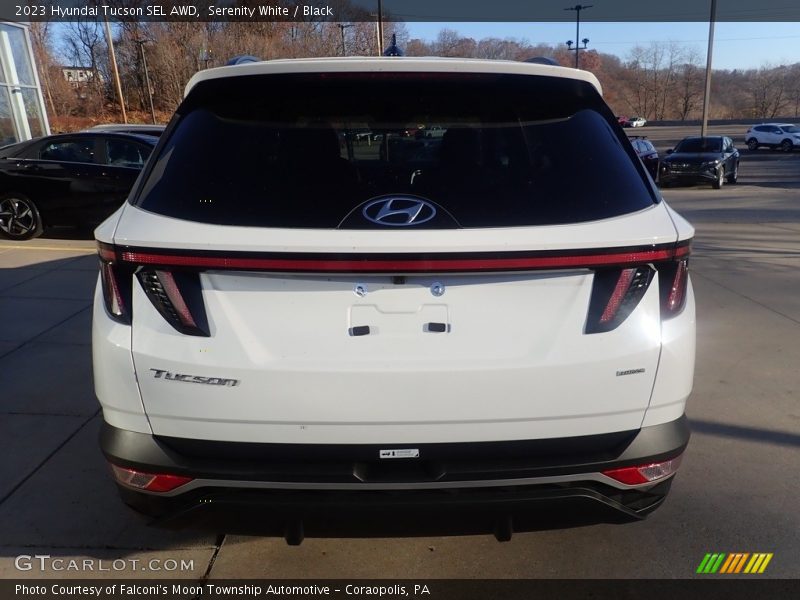 Serenity White / Black 2023 Hyundai Tucson SEL AWD