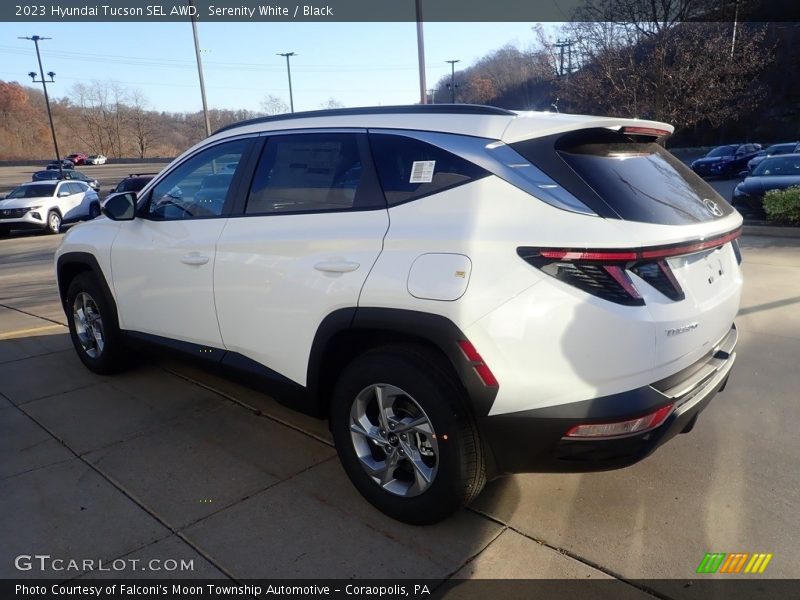Serenity White / Black 2023 Hyundai Tucson SEL AWD