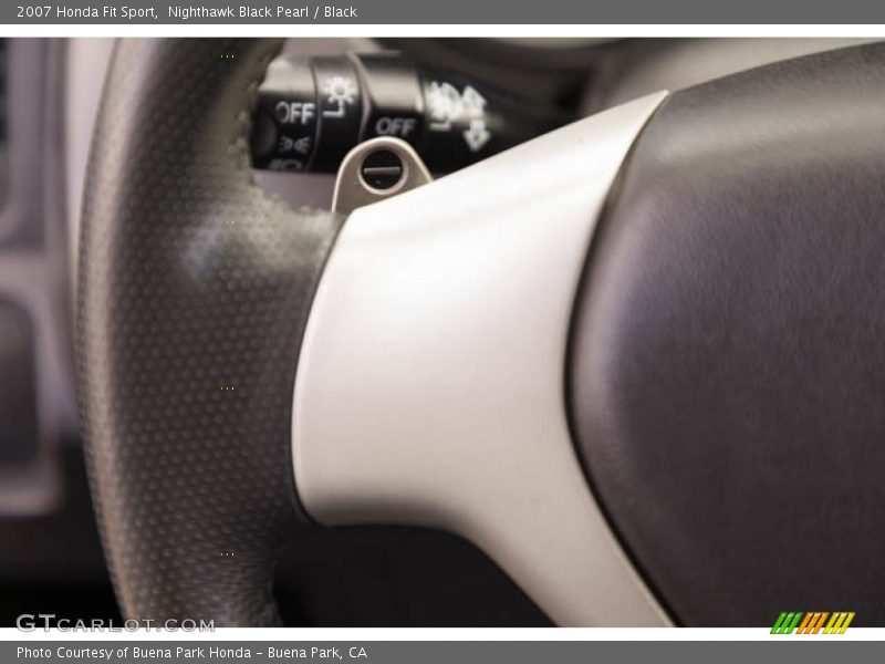 Nighthawk Black Pearl / Black 2007 Honda Fit Sport