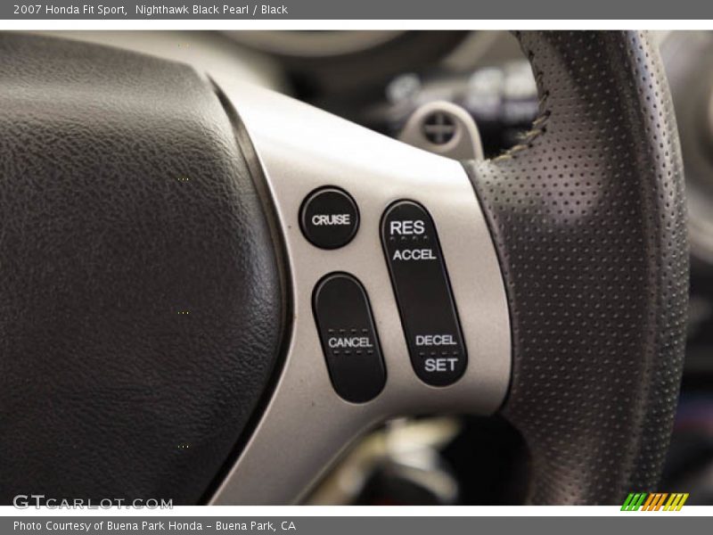 Nighthawk Black Pearl / Black 2007 Honda Fit Sport