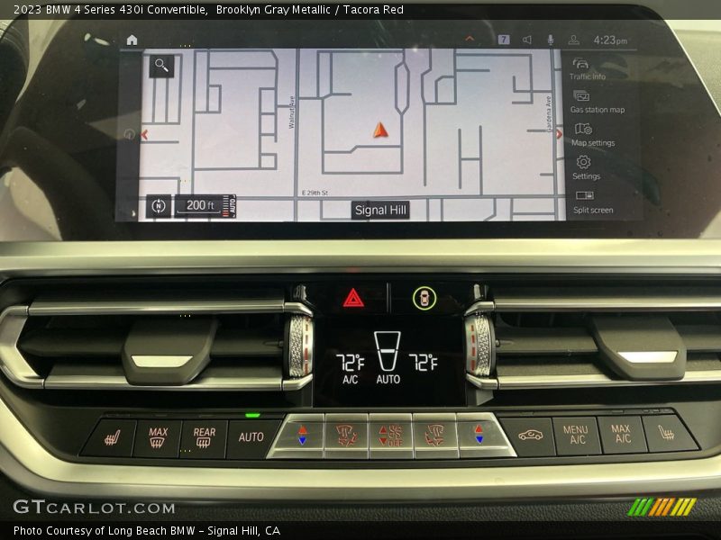 Brooklyn Gray Metallic / Tacora Red 2023 BMW 4 Series 430i Convertible