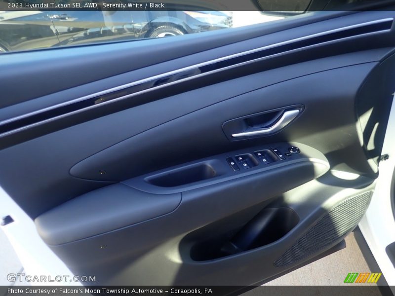 Serenity White / Black 2023 Hyundai Tucson SEL AWD